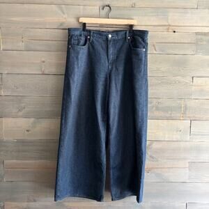GAP | Women's Baggy Mid-Rise Rinsed Indigo Jeans Size 32R